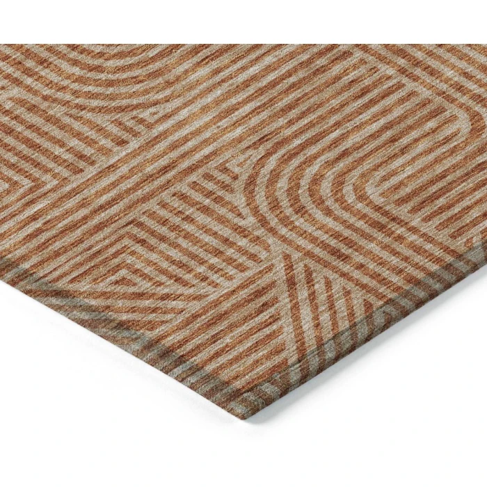 Addison Chantille ACN917-Terracotta 8 ft. X 8 ft. Round Rug