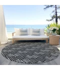Addison Chantille ACN918-Black 8 ft. X 8 ft. Round Rug