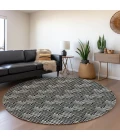 Addison Chantille ACN918-Black 8 ft. X 8 ft. Round Rug