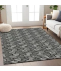 Addison Chantille ACN918-Black 5 ft. X 7 ft. 6 in. Rectangle Rug