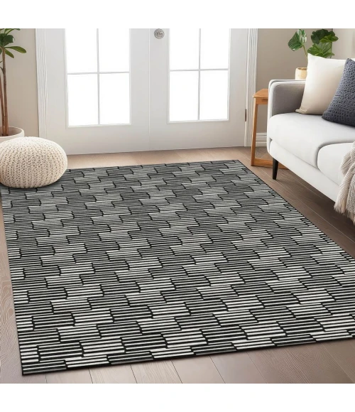 Addison Chantille ACN918-Black 5 ft. X 7 ft. 6 in. Rectangle Rug