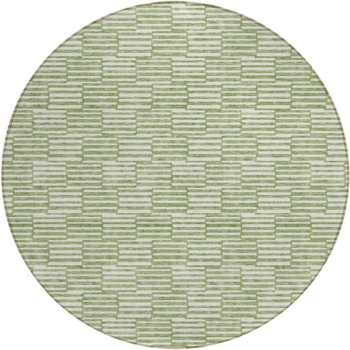 Addison Chantille ACN918-Green 8 ft. X 8 ft. Round Rug