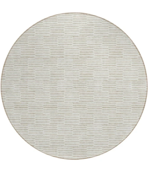 Addison Chantille ACN918-Ivory 8 ft. X 8 ft. Round Rug