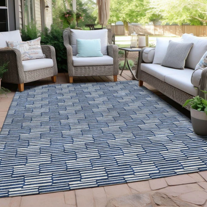 Addison Chantille ACN918-Navy 10 ft. X 14 ft. Rectangle Rug