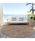 Addison Chantille ACN918-Paprika 8 ft. X 8 ft. Round Rug