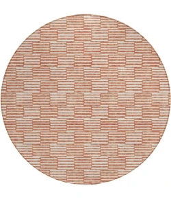 Addison Chantille ACN918-Salmon 8 ft. X 8 ft. Round Rug