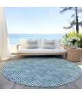 Addison Chantille ACN918-Teal 8 ft. X 8 ft. Round Rug