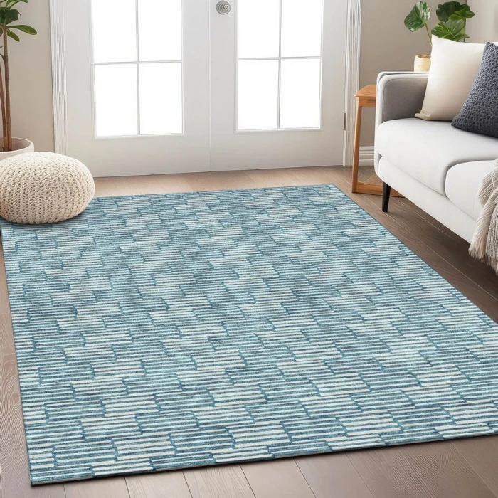 Addison Chantille ACN918-Teal 8 ft. X 10 ft. Rectangle Rug