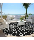 Addison Chantille ACN919-Black 8 ft. X 8 ft. Round Rug