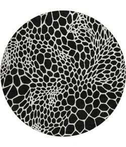Addison Chantille ACN919-Black 8 ft. X 8 ft. Round Rug