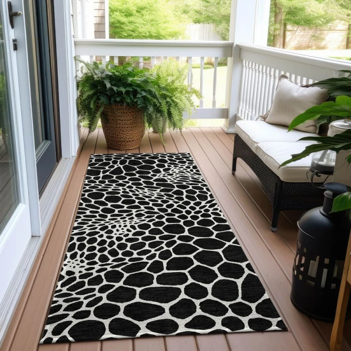 Addison Chantille ACN919-Black 2 ft. 3 in. X 7 ft. 6 in. Rectangle Rug