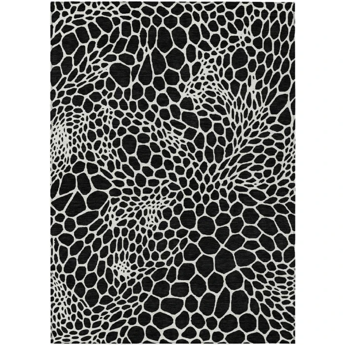 Addison Chantille ACN919-Black 5 ft. X 7 ft. 6 in. Rectangle Rug