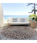 Addison Chantille ACN919-Brown 8 ft. X 8 ft. Round Rug