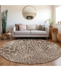 Addison Chantille ACN919-Brown 8 ft. X 8 ft. Round Rug