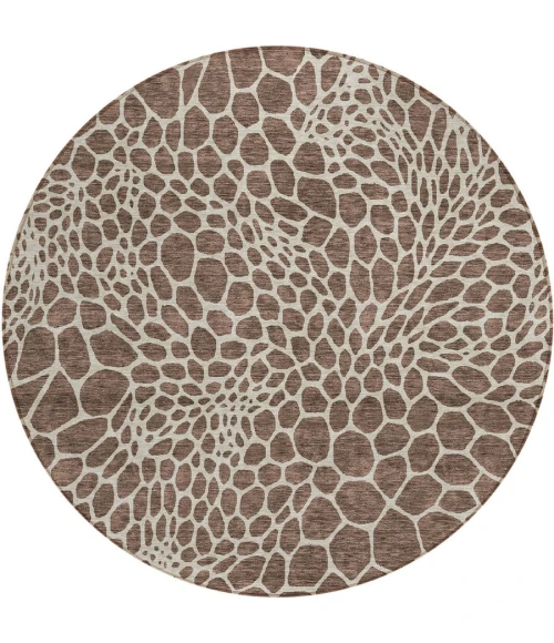 Addison Chantille ACN919-Brown 8 ft. X 8 ft. Round Rug