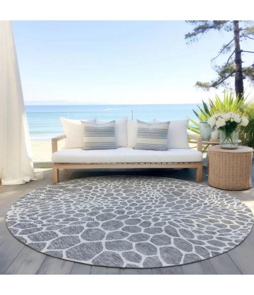 Addison Chantille ACN919-Gray 8 ft. X 8 ft. Round Rug