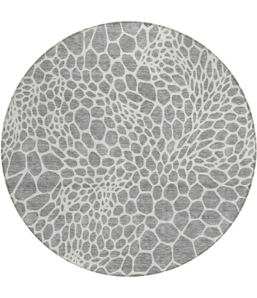 Addison Chantille ACN919-Gray 8 ft. X 8 ft. Round Rug
