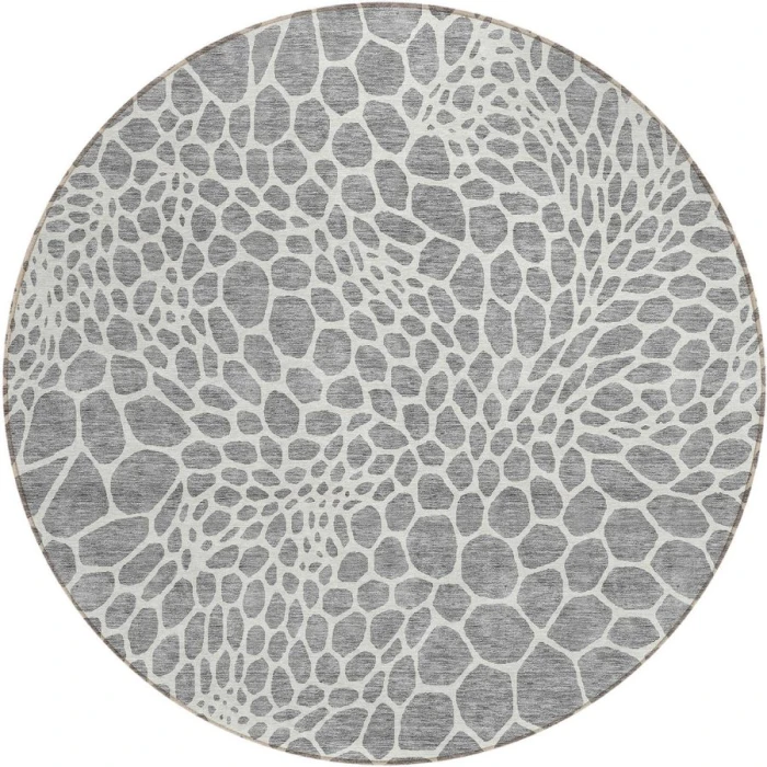 Addison Chantille ACN919-Gray 8 ft. X 8 ft. Round Rug