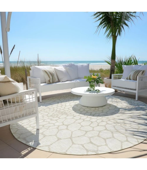 Addison Chantille ACN919-Ivory 8 ft. X 8 ft. Round Rug