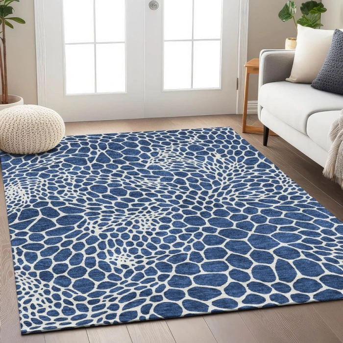 Addison Chantille ACN919-Navy 8 ft. X 10 ft. Rectangle Rug