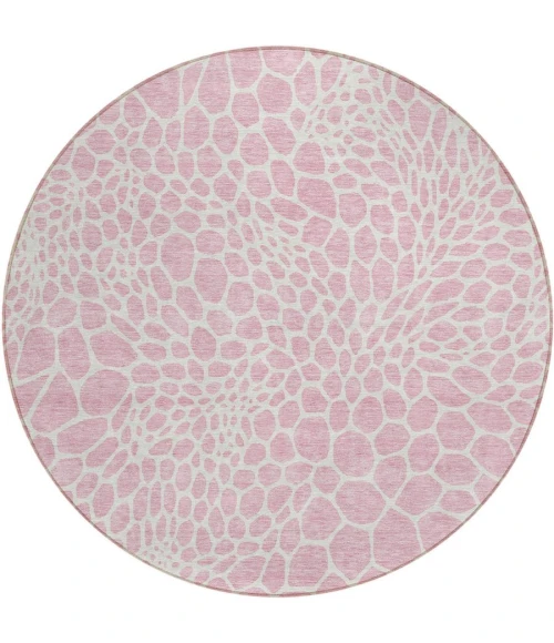 Addison Chantille ACN919-Pink 8 ft. X 8 ft. Round Rug