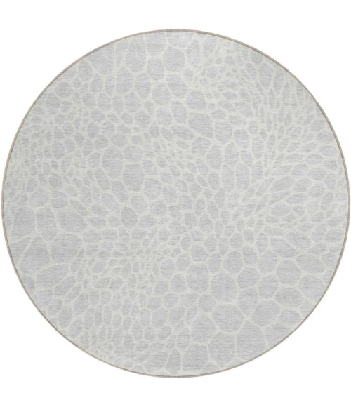 Addison Chantille ACN919-Silver 8 ft. X 8 ft. Round Rug