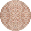 Addison Chantille ACN920-Coral 8 ft. X 8 ft. Round Rug