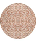 Addison Chantille ACN920-Coral 8 ft. X 8 ft. Round Rug