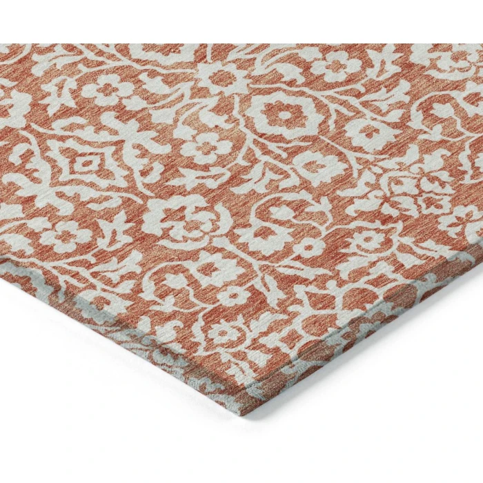Addison Chantille ACN920-Coral 8 ft. X 8 ft. Round Rug