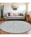 Addison Chantille ACN920-Denim 8 ft. X 8 ft. Round Rug