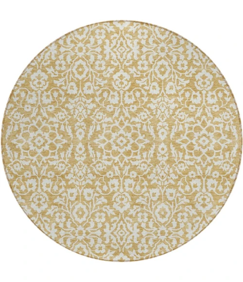 Addison Chantille ACN920-Gold 8 ft. X 8 ft. Round Rug