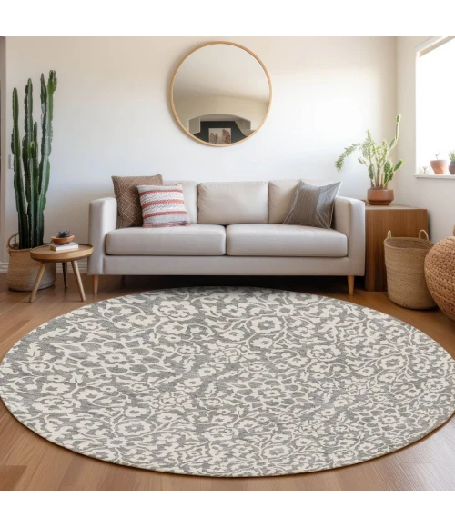 Addison Chantille ACN920-Gray 8 ft. X 8 ft. Round Rug