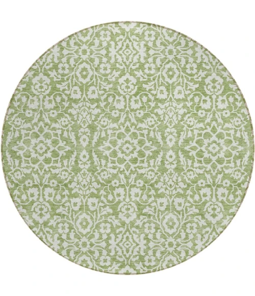 Addison Chantille ACN920-Green 8 ft. X 8 ft. Round Rug