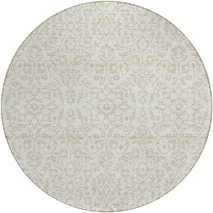 Addison Chantille ACN920-Ivory 8 ft. X 8 ft. Round Rug