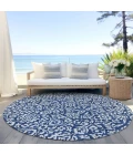 Addison Chantille ACN920-Navy 8 ft. X 8 ft. Round Rug