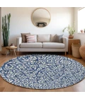 Addison Chantille ACN920-Navy 8 ft. X 8 ft. Round Rug
