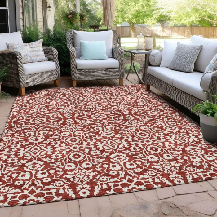 Addison Chantille ACN920-Red 8 ft. X 10 ft. Rectangle Rug