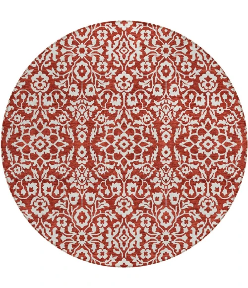 Addison Chantille ACN920-Red 8 ft. X 8 ft. Round Rug