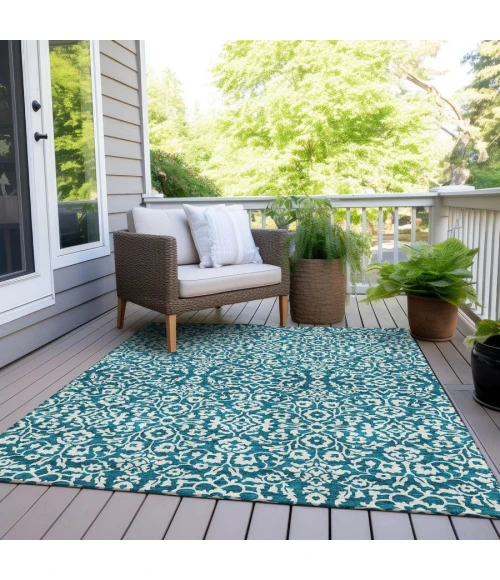 Addison Chantille ACN920-Teal 3 ft. X 5 ft. Rectangle Rug