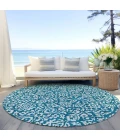 Addison Chantille ACN920-Teal 8 ft. X 8 ft. Round Rug
