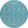 Addison Chantille ACN920-Teal 8 ft. X 8 ft. Round Rug
