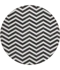 Addison Chantille ACN922-Black 8 ft. X 8 ft. Round Rug