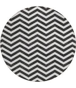 Addison Chantille ACN922-Black 8 ft. X 8 ft. Round Rug