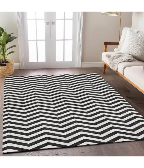 Addison Chantille ACN922-Black 9 ft. X 12 ft. Rectangle Rug
