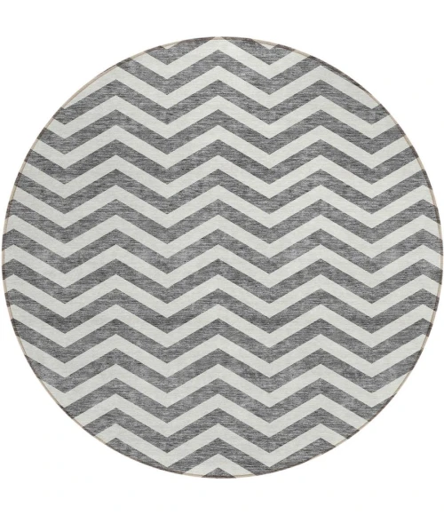 Addison Chantille ACN922-Gray 8 ft. X 8 ft. Round Rug