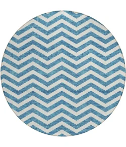 Addison Chantille ACN922-Teal 8 ft. X 8 ft. Round Rug