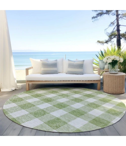 Addison Chantille ACN923-Aloe 8 ft. X 8 ft. Round Rug