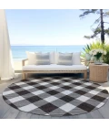 Addison Chantille ACN923-Black 8 ft. X 8 ft. Round Rug