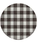 Addison Chantille ACN923-Black 8 ft. X 8 ft. Round Rug