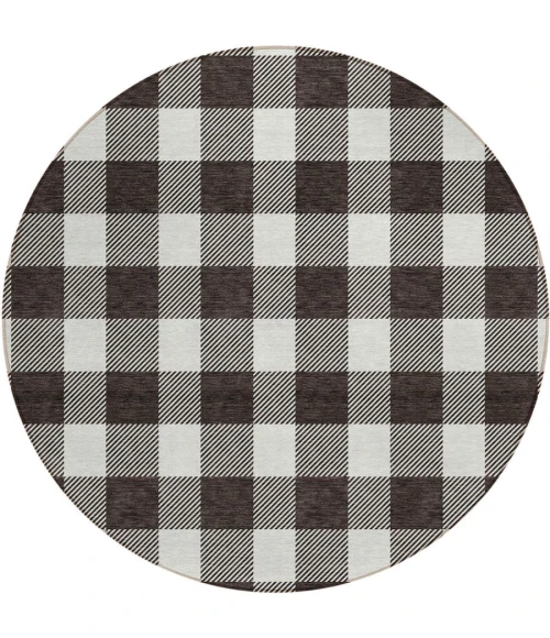 Addison Chantille ACN923-Black 8 ft. X 8 ft. Round Rug